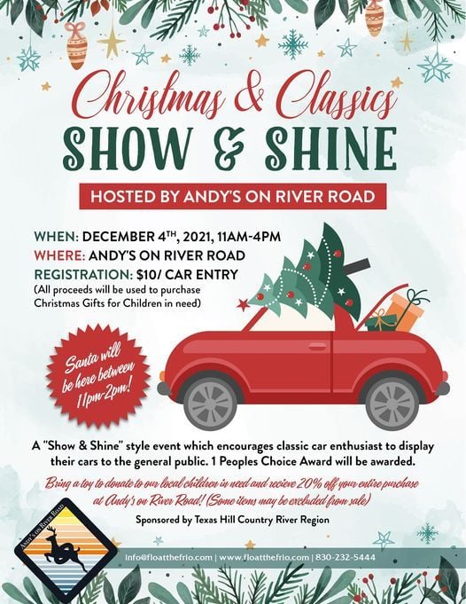 2021 Christmas Classic Christmas Classics Andys On River Road Concan December 4 2021 Allevents In 2021 Christmas Classic Christmas Classics Andys On River Road Concan December 4 2021 Allevents In