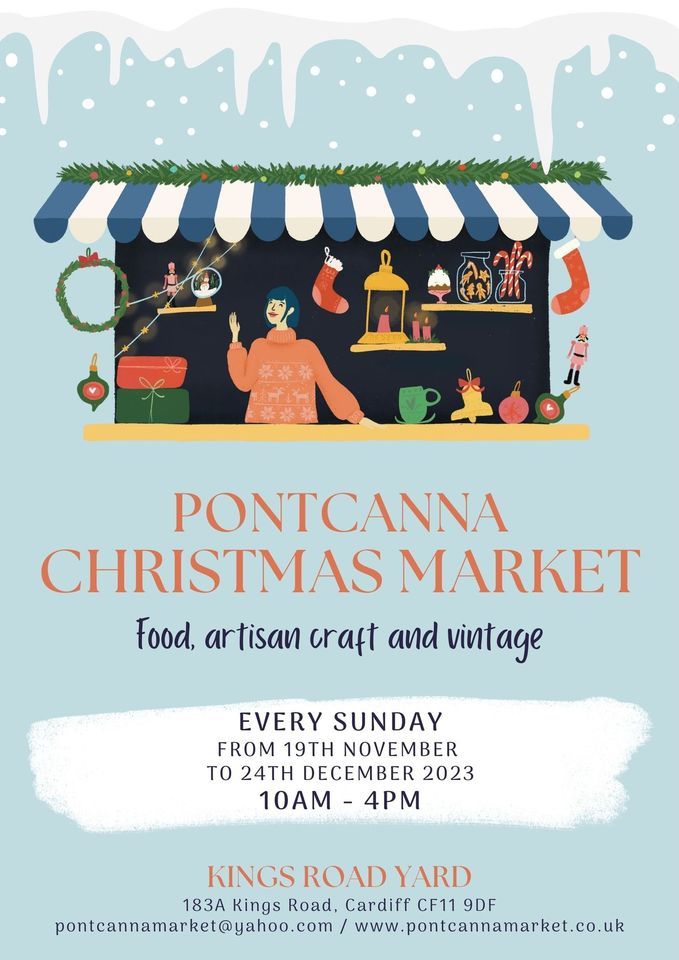 Pontcanna Christmas Market, Kings Road Yard, Cardiff, 3 December 2023