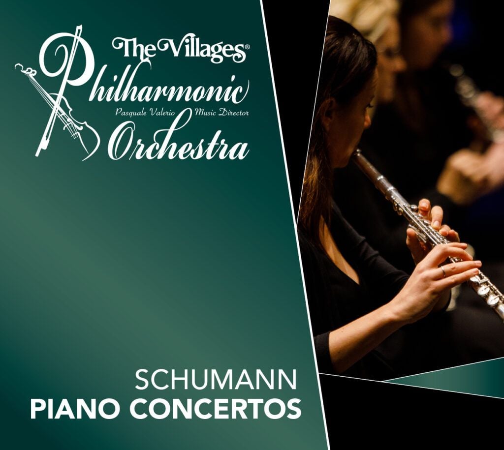 Villages Philharmonic Orchestra: Schumann Piano Concertos, 1 April | Event in Lady Lake | AllEvents
