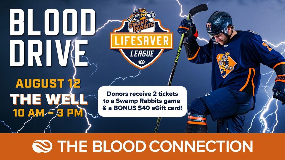 Blood Connection, Blood Drive August 12th , Bon Secours Wellness
