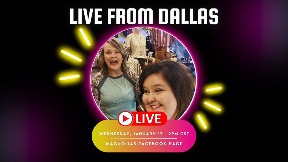 LIVE FROM DALLAS Take 2!, Online event, Central City, Nebraska