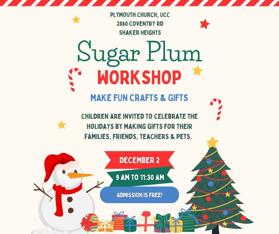 Sugar Plum Plymouth Church UCC, Shaker Heights, December 2