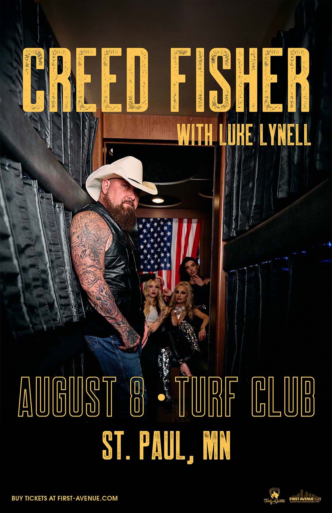 Creed Fisher at Gruene Hall, 23 August | Event in New Braunfels | AllEvents