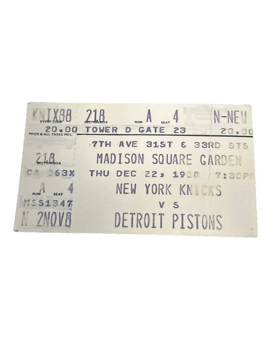 Detroit Pistons at New York Knicks Tickets, 19 February | Event in New York | AllEvents