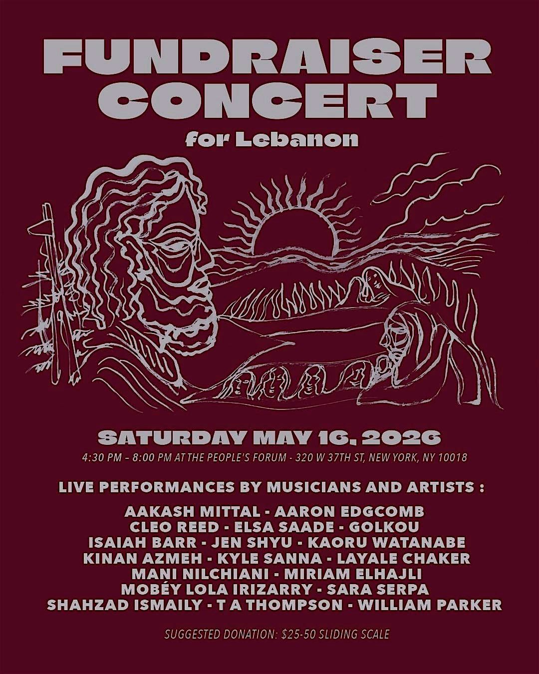 Fundraiser Concert for Lebanon