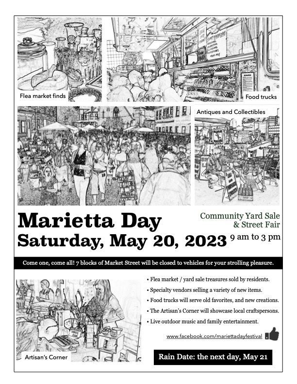 Marietta Day Community Yard Sale and Street Fair 2023, Marietta, PA