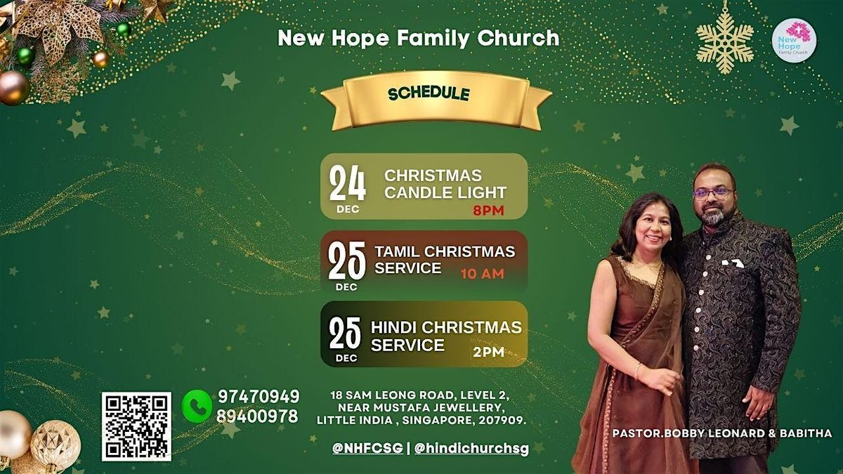 Christmas SERVICES & Candle Light, 24 December | Event in Singapore | AllEvents