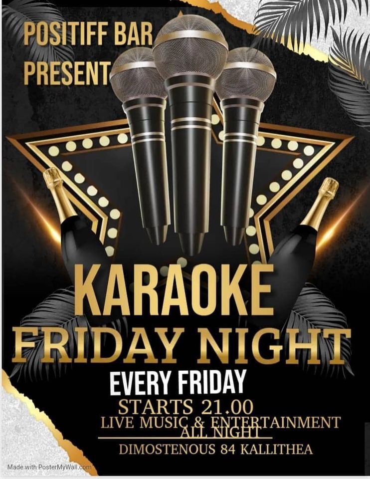 Karaoke Night Fever In Kallithea, Positiff lounge bar, Athens, 16