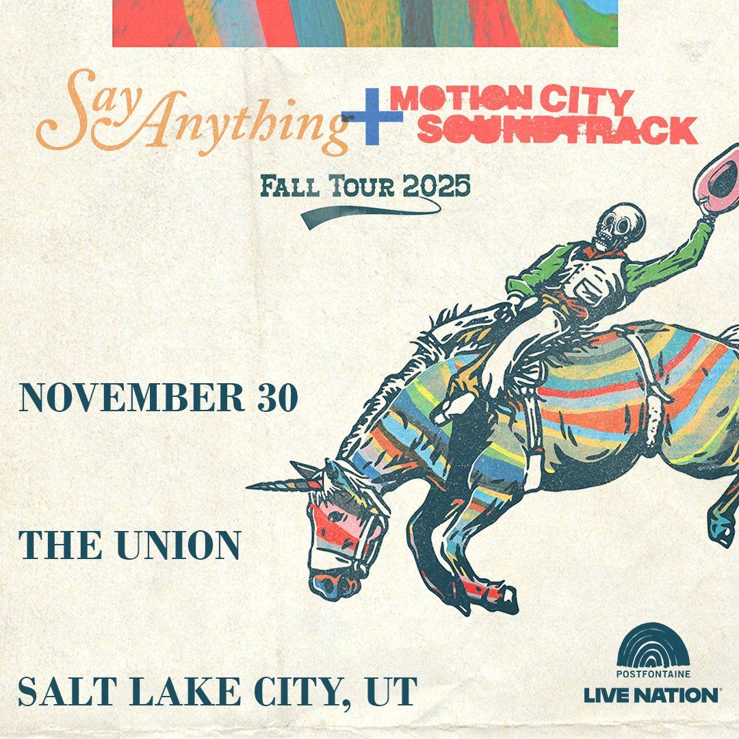 Say Anything and Motion City Soundtrack at Soma, 6 December | Event in San Diego | AllEvents