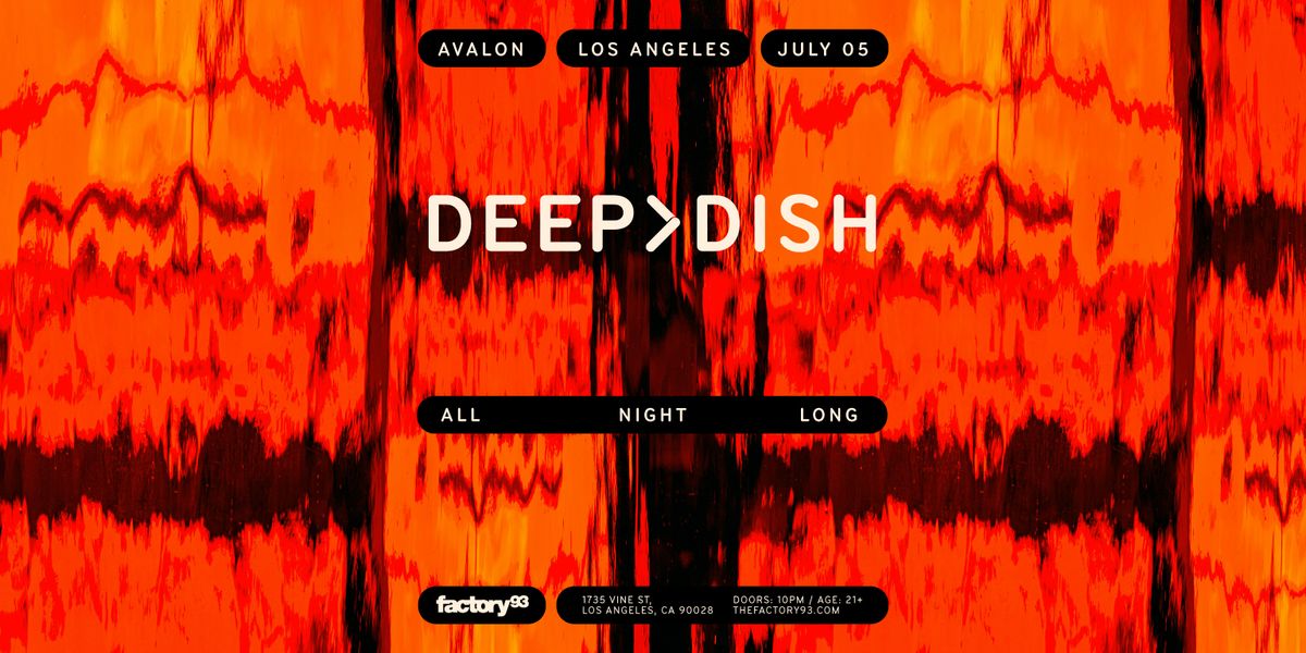 Deep Dish, 31 December | Event in Toronto | AllEvents