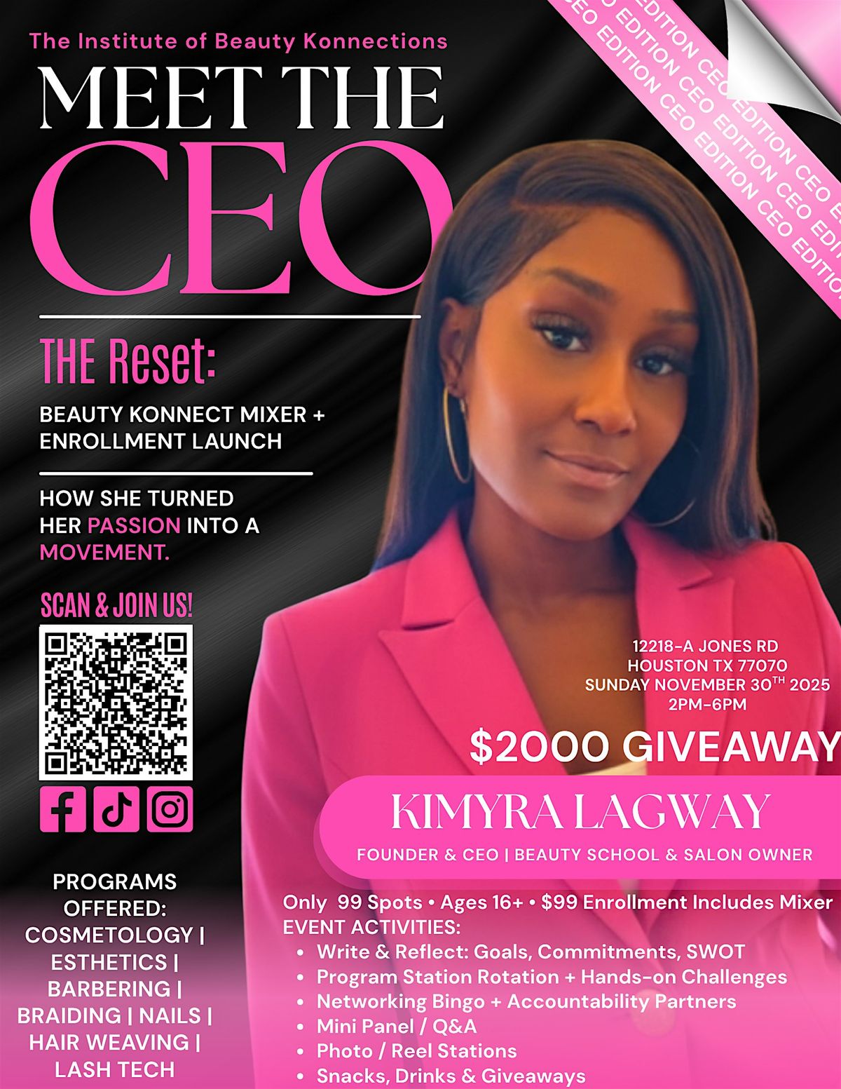 The Reset, 30 November | Event in Houston | AllEvents