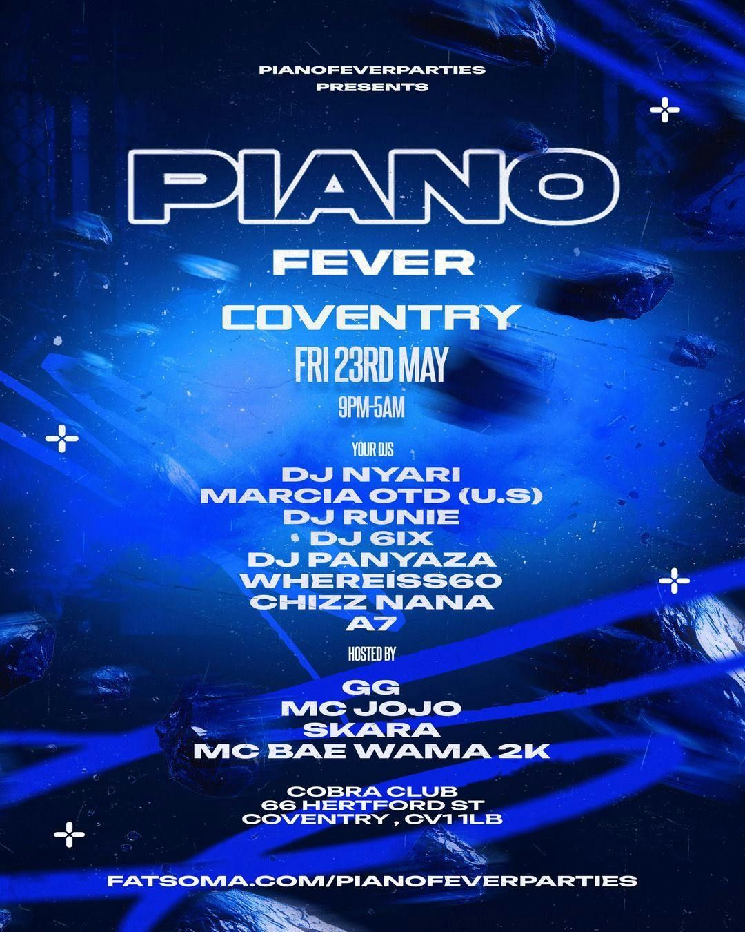 PIANO FEVER COVENTRY - BANK HOLIDAY PARTY, 23 May | Event in Coventry | AllEvents