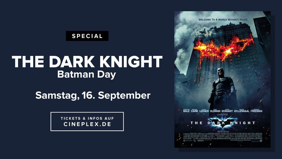 Batman Day Special The Dark Knight, Cineplex Naumburg, Halle