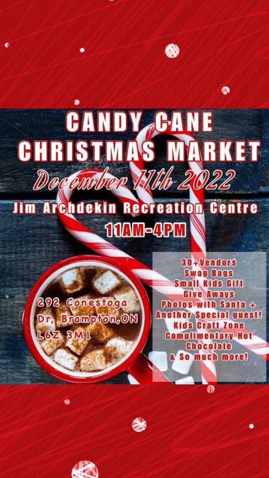 CANDY CANE CHRISTMAS MARKET/FUNDRAISER, Jim Archdekin Recreation Centre