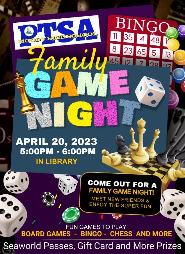 PTSA Family Game Night & Meeting, Moody High School, Corpus Christi, 20