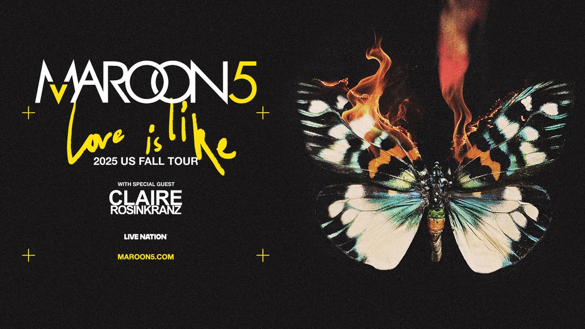 Maroon 5: LOVE IS LIKE Tour, 25 November | Event in Cleveland | AllEvents