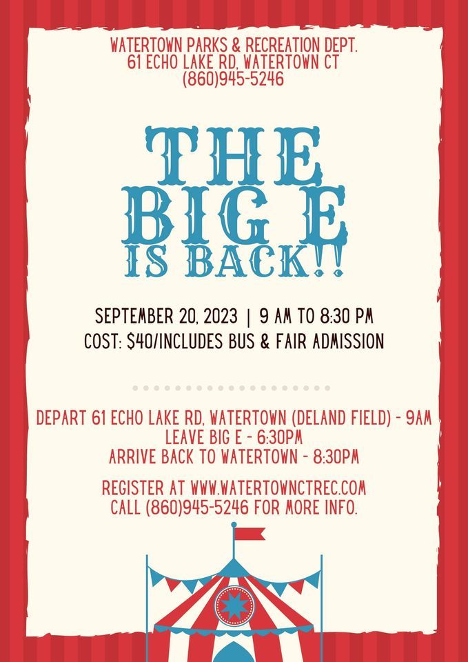 Big E Bus Trip, Big E Fair Grounds, Springfield, September 20 2023