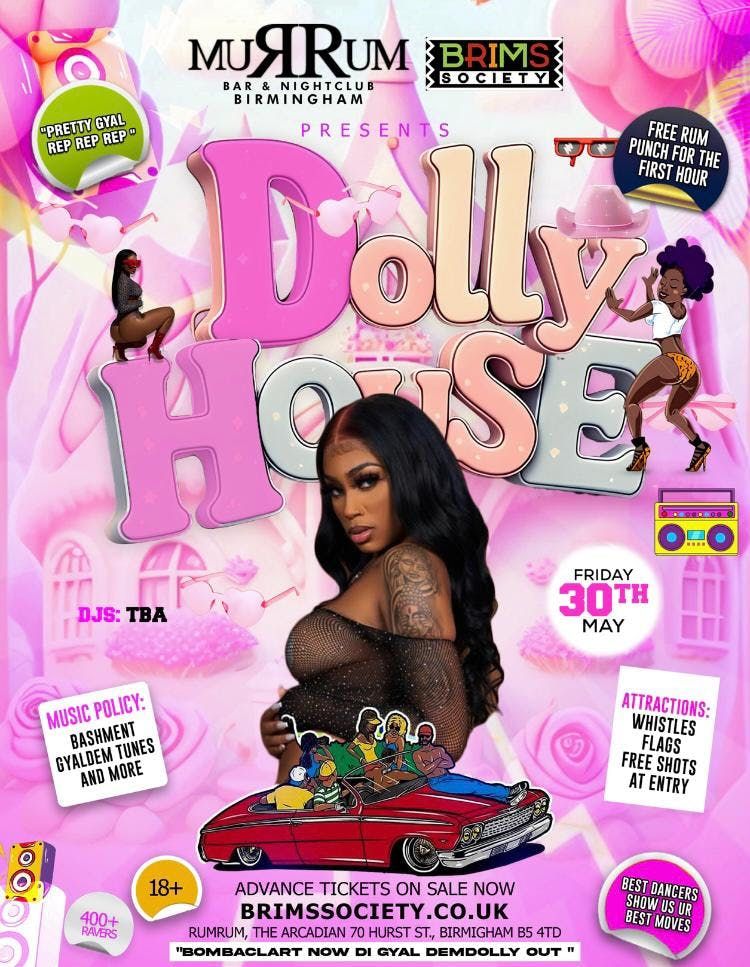 🎀DOLLY HOUSE🎀, 30 May | Event in Birmingham | AllEvents