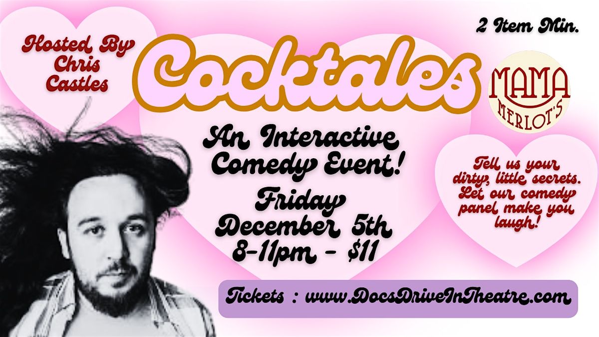 Cocktales: An interactive Comedy Show at the Speakeasy, 5 December | Event in Buda | AllEvents