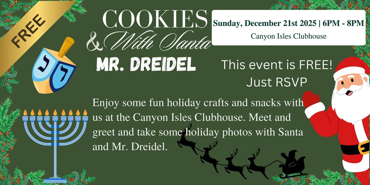 Cookies with Santa and Mr. Dreidel, 21 December | Event in Boynton Beach | AllEvents