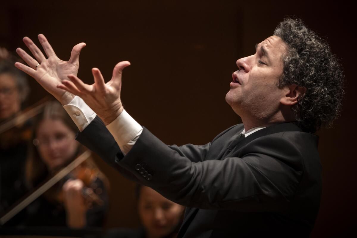 Gustavo Dudamel at Walt Disney Concert Hall