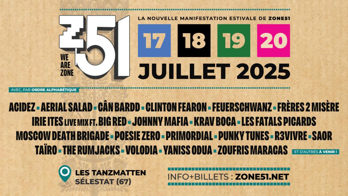 Z51 Fest - We Are Zone in Sélestat, 17 July | Event in Sélestat | AllEvents