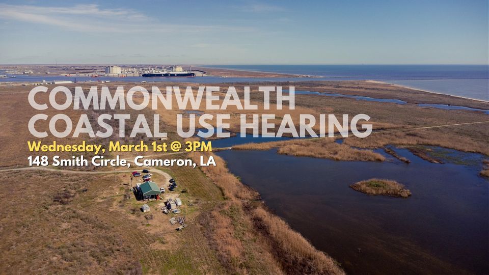 Coastal Use Permit Hearing, Cameron Parish Police
