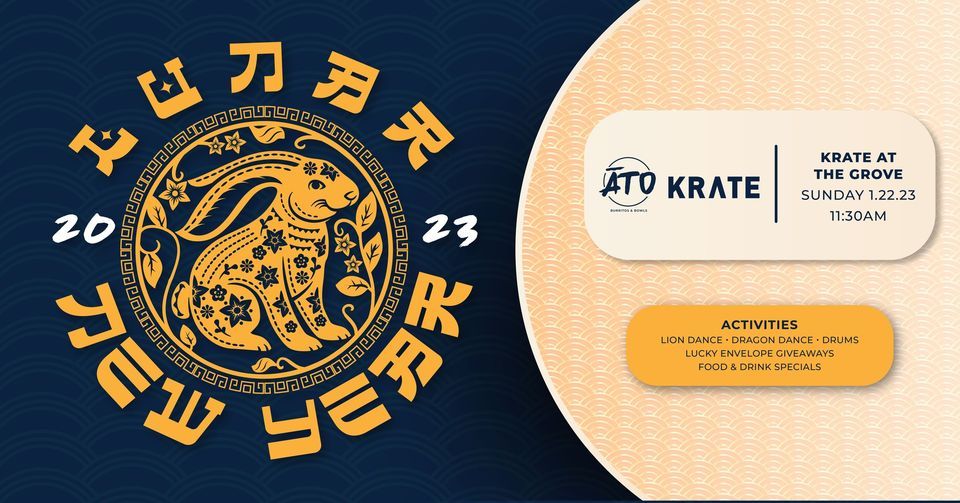 Lunar new year crafts Lunar New Year Celebration at The Krate, 4816 Goldenview Pkwy., Ste