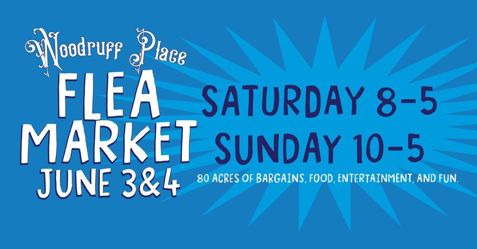 Woodruff Place Flea Market, Woodruff Place, Indianapolis, June 3 to