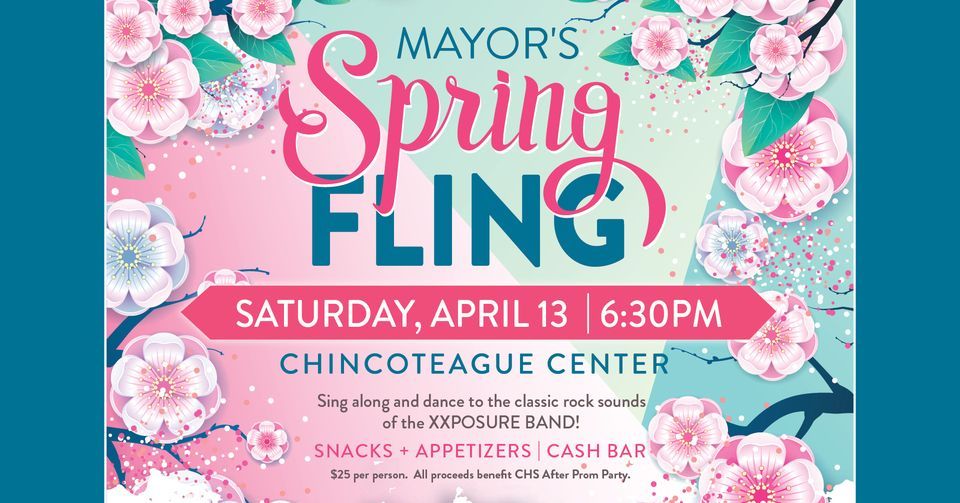 Mayors Spring Fling LIVE CLASSIC ROCK, Chincoteague Center, April 13