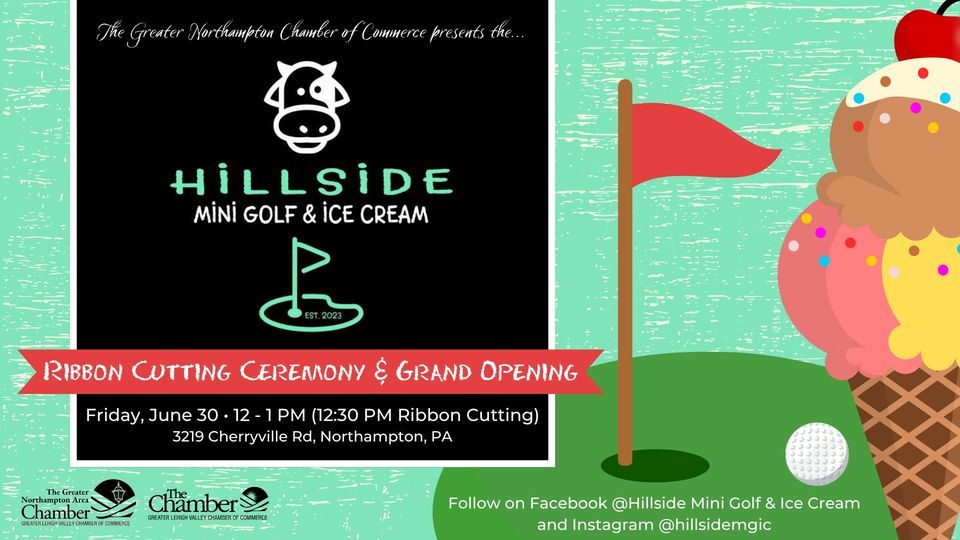 Hillside Mini Golf & Ice Cream Ribbon Cutting and Grand Opening , 3219 Cherryville Rd