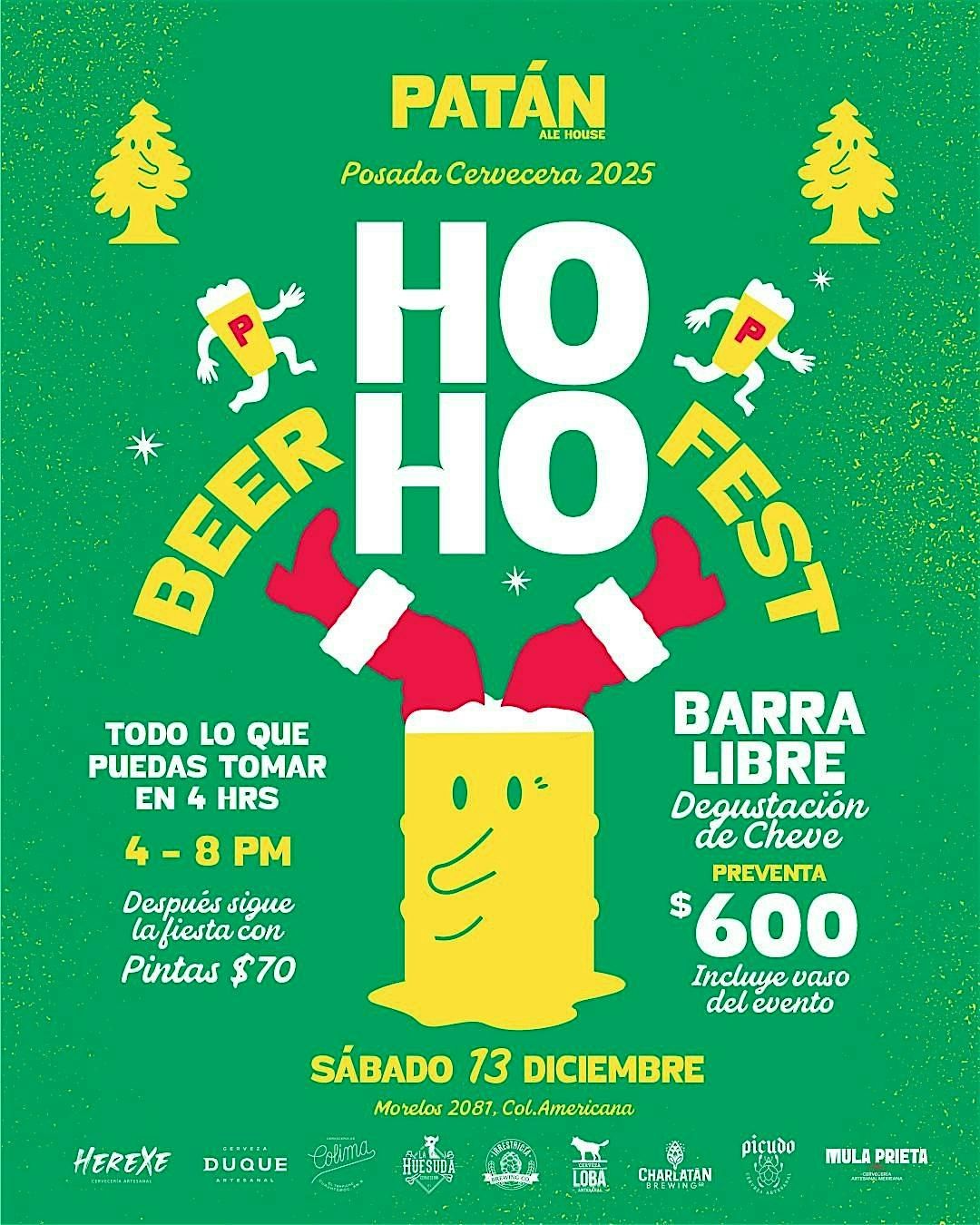 HOHO BEER FEST 2025, POSADA CERVECERA, 13 December | Event in Guadalajara | AllEvents