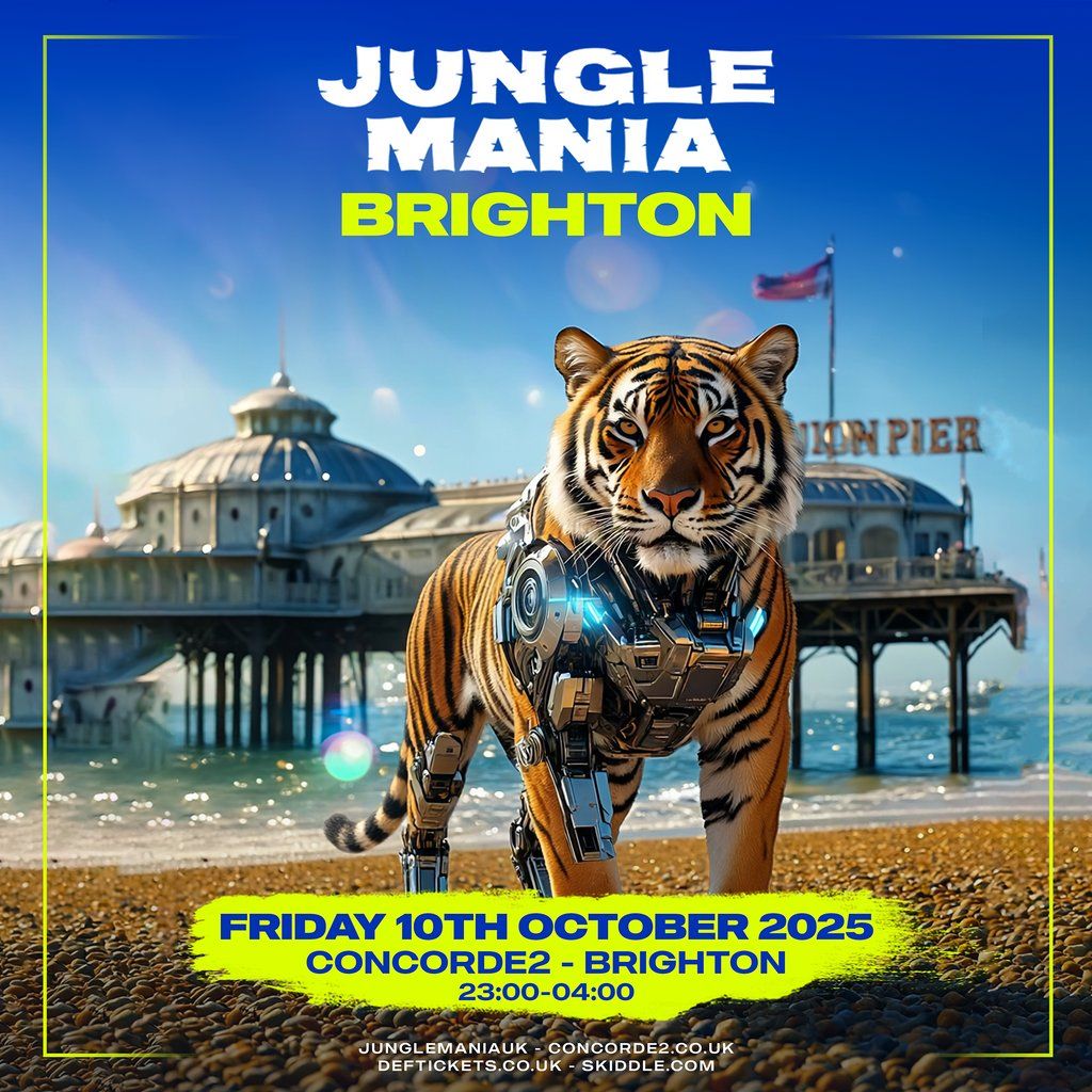 Jungle Mania Brighton, 10 October | Event in Brighton | AllEvents