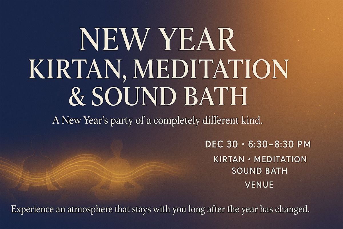 New Year Kirtan, Meditation & Sound Bath Event, 30 December | Event in Atlanta | AllEvents