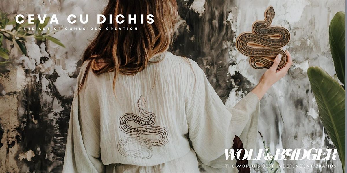 Ceva cu Dichis x Wolf & Badger Block Printing, Conscious Craft & Slow Style, 28 November | AllEvents
