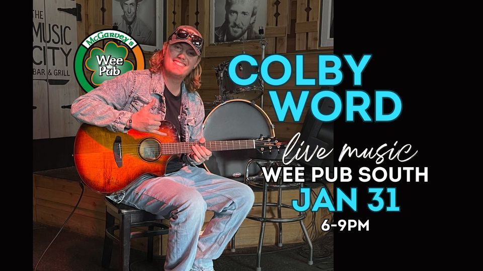 Colby Word LIVE @ Wee Pub , Wee Pub South, Saint Marys, January 31 2024 ...