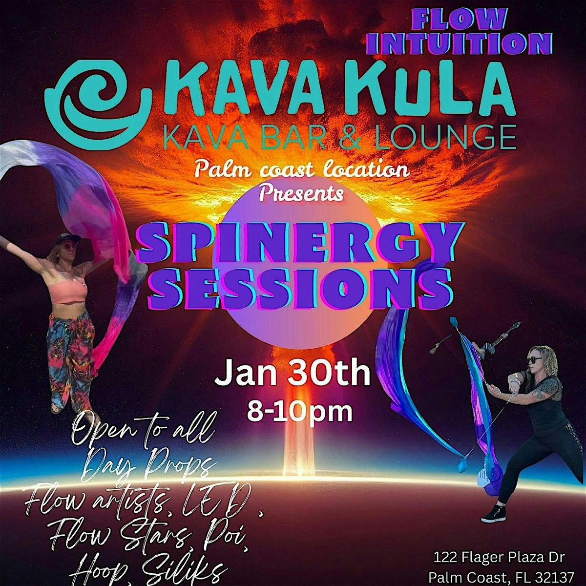 Kava Kula Spin session, 30 January | Event in Palm Coast | AllEvents