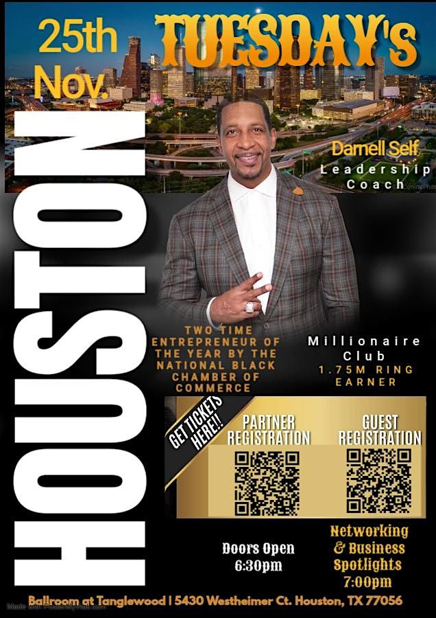 Networking & Business Spotlights- Guests, 25 November | Event in Houston | AllEvents