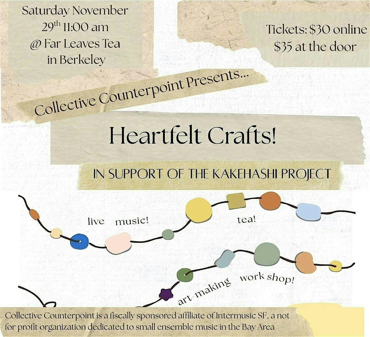 Heartfelt Crafts: come create handmade gifts! | Event in Berkeley | AllEvents