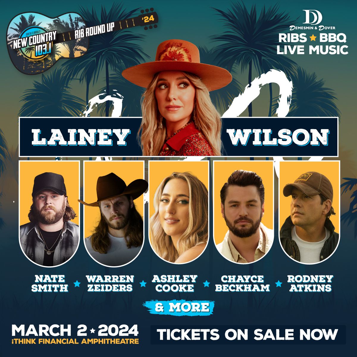 Che Rib Concert Rib Round Up - Lainey Wilson, Nate Smith, Warren Zeiders (Concert ...