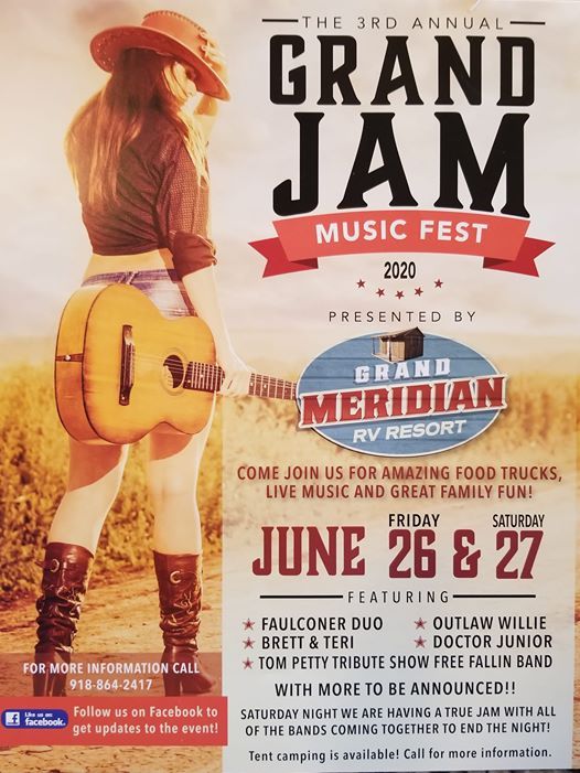 3rd Annual Grand Jam Music Fest!, Grand Meridian RV, Cabin & Tiny Home