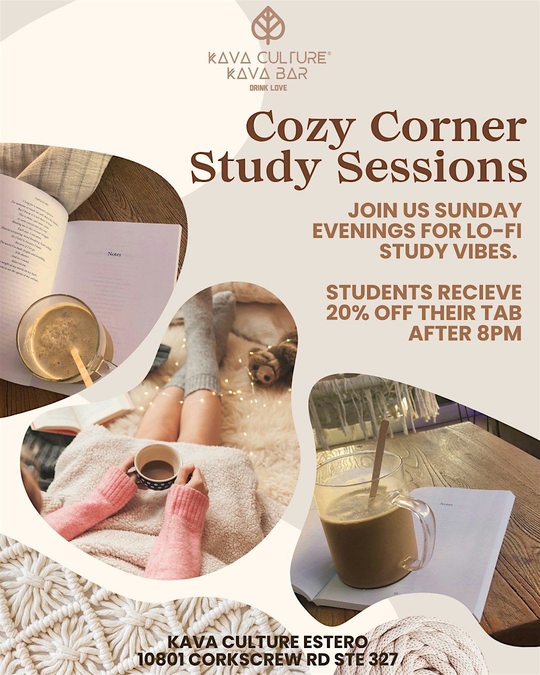 Cozy Corner Study Sessions | Event in Estero | AllEvents