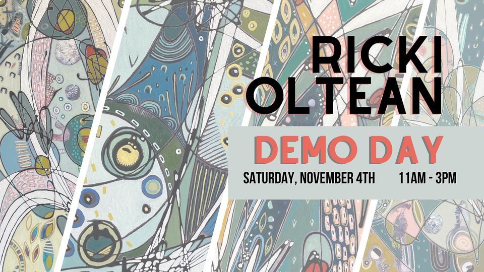 Demo Day with Ricki Oltean, Nancy Johns Gallery & Framing, Windsor