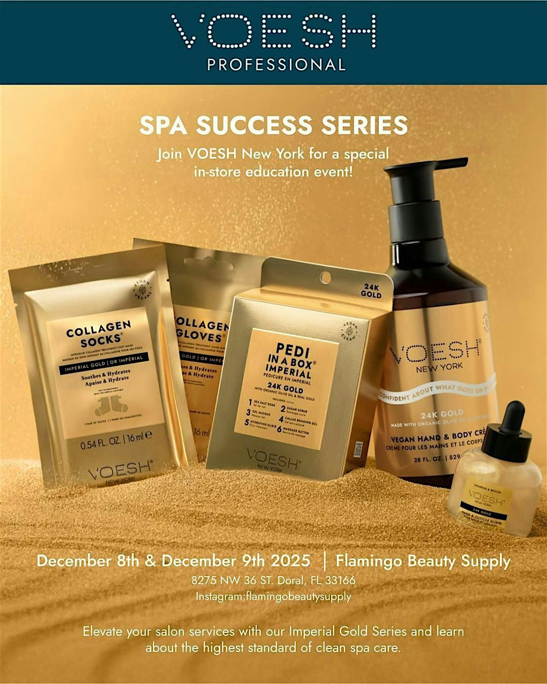 Voesh New York Spa Series, 8 December | Event in Doral | AllEvents