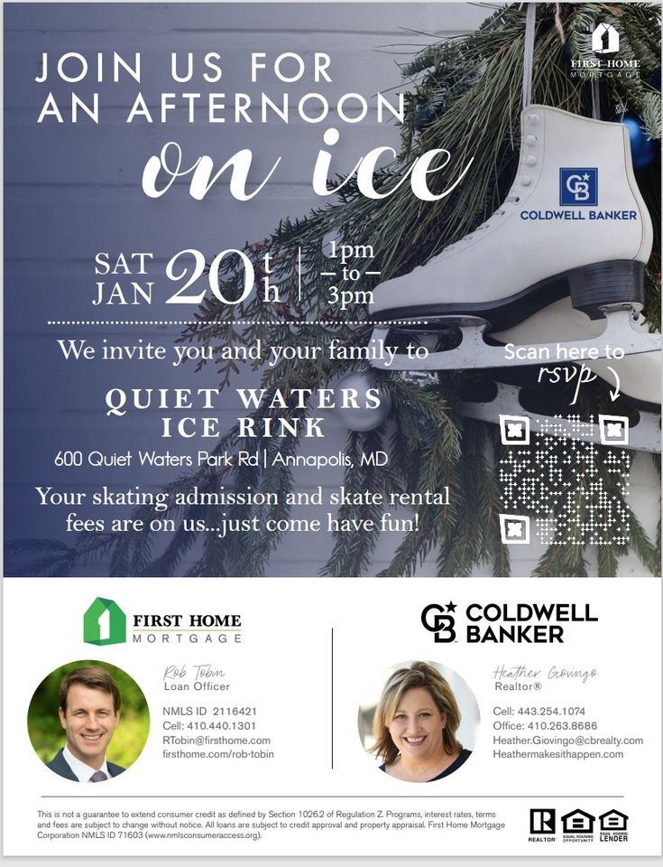 Ice Skating in the Park! Chilly? Win a Solo Stove!, Quiet Waters Park Ice Rink, Annapolis