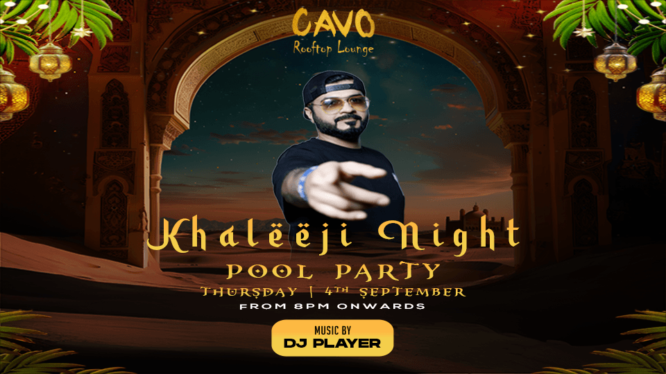 Khaleeji Nights Pool Party at Cavo Rooftop in Manama, 4 September | Event in Manama | AllEvents
