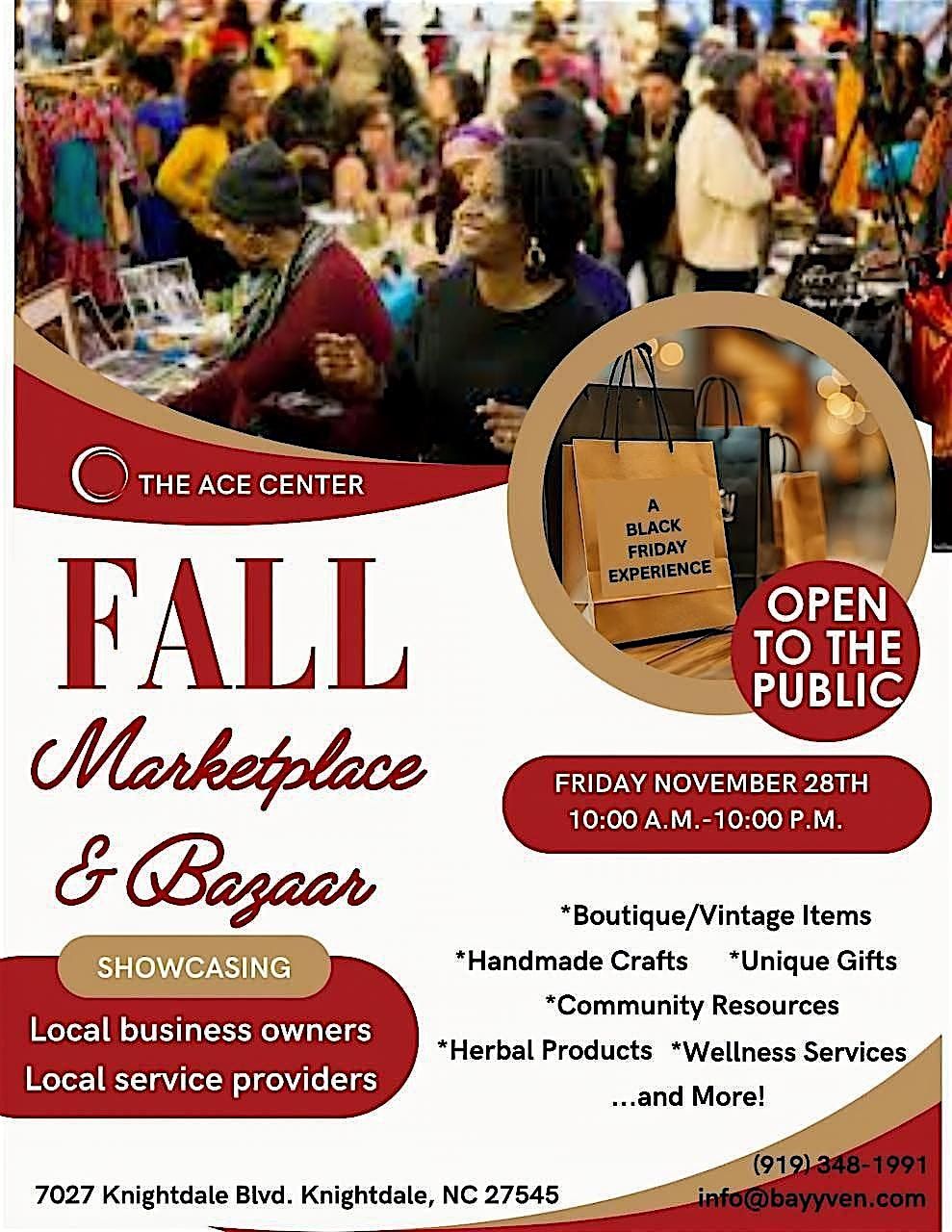 Fall Marketplace & Bazaar, 28 November | Event in Knightdale | AllEvents