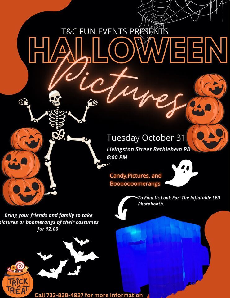 Halloween Pictures , Livingston Street Bethlehem PA, October 31 2023