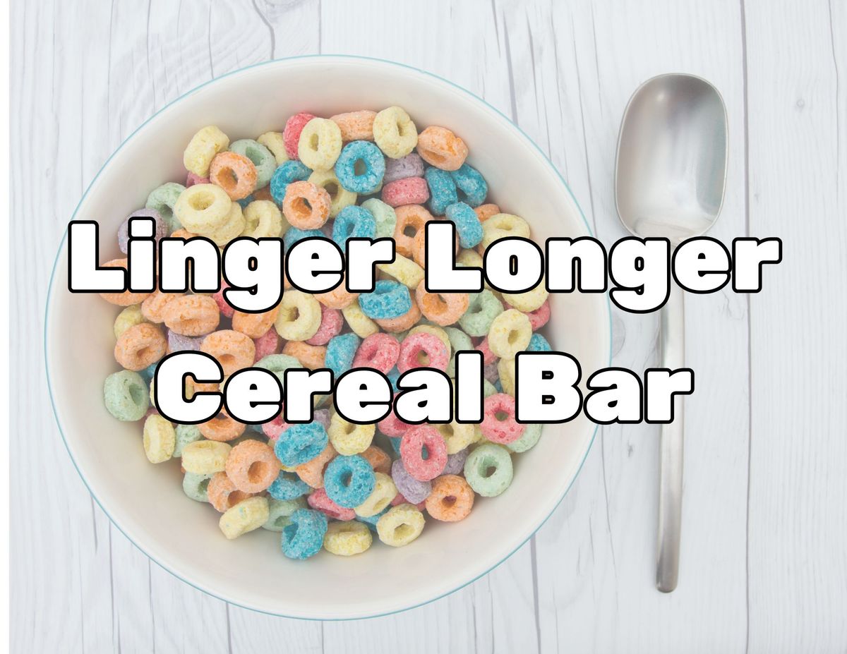 Linger Longer Cereal Bar, 24 August | Event in Orange | AllEvents