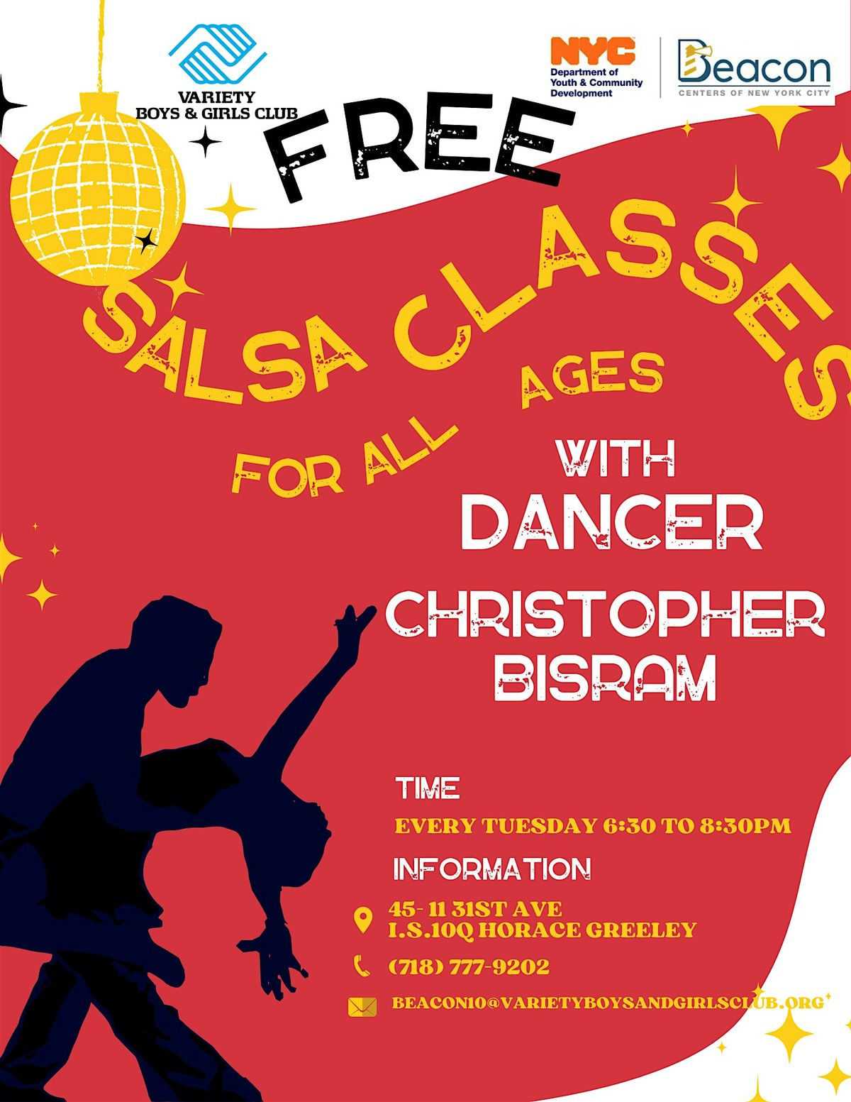FREE SALSA CLASSES, 45-11 31st Ave, Queens | AllEvents
